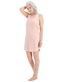 Charter Club Womens Floral Tank Sleep Shirt 100181258MS Gingham Coral Orange XS