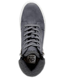 Dv Dolce Vita Womens Anjel Faux-Fur Lace-Up Sneakers Shoes ANJEL Gray 5.5M