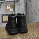 S Sport By Skechers Mens Elton Steel Toe Leather Work Boots 88421397 Black 7