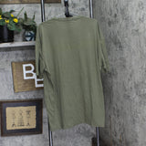 True Classic Short Sleeve Cotton Blend Classic T-Shirt Tee Military Green 2XL