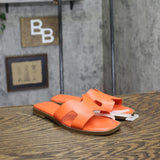 A New Day Nina H-Band Slide Sandals 92244961 Orange 6M