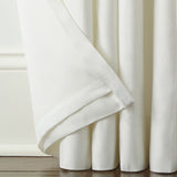 Liz Claiborne Back Tab Light-Filtering Single Curtain Panel Bright White 50x84