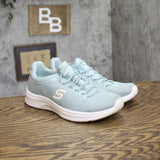 S Sport By Skechers Womens Rummie 2.0 Memory Foam Pull On Sneakers Aqua Blue 7M