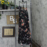 Maurices Womens Ruffle A-Line Strappy Back Dress 166ffe7c17bad4 Black 2XL