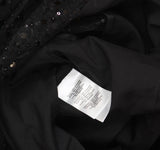 Halston Womens Sequined Embellished Jumpsuit HD4I1AUL Black 16