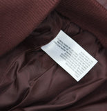 Wild Fable Faux Leather Bomber Jacket with Faux Fur Collar 94656101 M Red