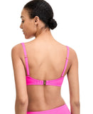 Bleu By Rod Beattie Key Item Underwire Shirred Bikini Swim Top Dahlia Pink 38D