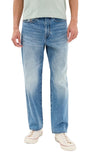 PS Paul Smith Mens Relaxed Fit Zip Fly Jeans Light Base Blue 33R