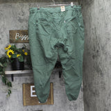 Levi's Womens Off Duty Jogger Slouchy Pants A19540005 Thyme Green 22W