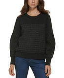Karl Lagerfeld Paris Women's Everyday Long Sleeve Woven Top L2IH7869