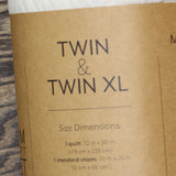 Noble Linens All Season Quilt 2-Piece Set with Sham Natural Brown Twin / Twin XL