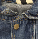 Universal Thread Womens Relaxed Bomber Denim Jacket Trucker Medium Wash Blue 2XL