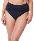 Bleu Rod Beattie Womens Kore High-Waist Bikini Bottom RBKK00924 Black 8