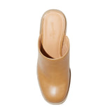 Universal Thread Tess Platform Mule Heels with Memory Foam Insole Tan Brown 11M
