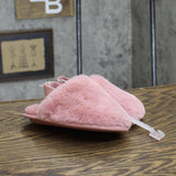 Cat & Jack Kids Strap Back Fuzzy Girls Slipper 166cda742387c7 Pink 7/8