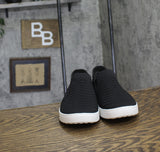 White Mountain Courage Womens Sneaker Flat Black Fabric 9.5M