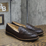 Lifestride Zee Slip-on Loafers Shoes G5283S3 Brown Croc 10W