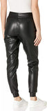 Seven7 Women's Faux Leather Ponte Jogger 7M1074