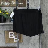 Stars Above Women's Plus Size Beautifully Soft Pajama Shorts 82387969 Black 1X
