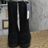 Universal Thread Womens Sarah Suede Shearling Winter Boots 91467407 Black 8M