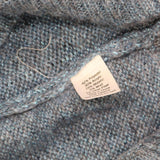 Lc Lauren Conrad Women's Cable-Knit Texture Sweater Teal Heather Blue M