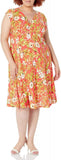 Kasper Women's Plus Size Julie Floral A-Line Dress 10834134