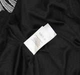 DKNY Womens Embroidered Mesh Sleeveless Fit Flare A-line Dress Black / Ivory 2