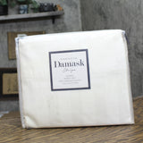 Charter Club Damask Stripe 550 TC Supima Cotton 4-Piece Sheet Set White Queen