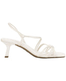 INC International Concepts Womens Nahari Dress Sandals Heels White Smooth 8M