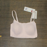 True & Co. Everybody Women's Adjustable Strap Scoop Neck Bra 1199 Light Pink M