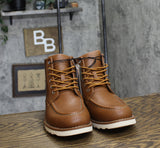 Goodfellow & Co Mens Niles Mock Toe Boots 90971861 Cognac Brown 8