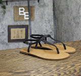 Wild Pair Womens Krisleyy Sandals Thong 10020642900 Black 9M