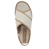 Franco Sarto Womens Silvie Heeled Sandals J4225M1 Natural White 7M