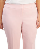 Kasper Womens Plus Size Straight-Leg Pants 10891923 Tutu Pink 16W
