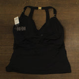 Lauren Ralph Lauren Beach Club Tankini Top 20201126W Black 22W