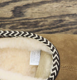 Bearpaw Slip-On Wool Lined Water-Repellent Suede Slippers Hickory Brown 5
