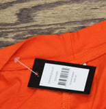 Avenue Kaylie Hi-Low V-Neck Split-Back Short Sleeve Top 214390 Orange 20W