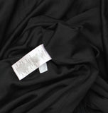 Alex Evenings 3/4 Sleeve Gown Square Neck Side Slit Dress Black Metallic 16