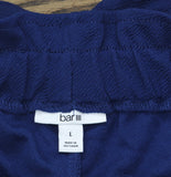 Bar III Womens Crepe Pull On Knit Jogger Trouser Pants 100143515 Navy Blue L