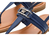 Tommy Hilfiger Womens Cruman Emblem Sandals TWCRUMAN Dark Blue 6.5M