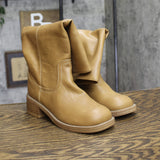 Universal Thread Mai Boots Block Heel Faux Leather 94568924 Tan Brown 5M