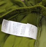 Calvin Klein Womens Drawstring Wide-Leg Pants 44B932G Dark Leaves Green S
