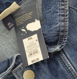 Universal Thread Womens Relaxed Bomber Denim Jacket Trucker Medium Wash Blue 2XL
