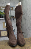 Universal Thread Patsy Tall Fringe Western Boots Cowgirl Chocolate Brown 8.5M