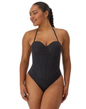 Maidenform Womens Firm Control Tummy Shaping Multiway Thong Bodysuit Black 2XL