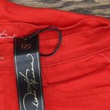 DG2 BY Diane Gilman Womens Virtual Stretch Cropped Skinny Jeans 675243 Red 8P