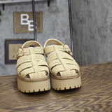 Wild Fable Womens Elide Raffia Fisherman Platform Heels 92611257 Tan Brown 9.5M