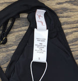 Andie Ring Detail Bonita Bikini Top AT332 Black S