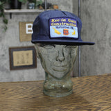 Park Avenue Mens Vintage Hustontown PA Patch Trucker Hat Navy Blue OS