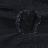 Refuge Ibiza Womens Denim Skinny Distressed Stretch Jeans Black 15